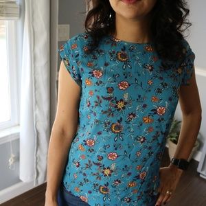 Lily White (Floral Print Blouse)